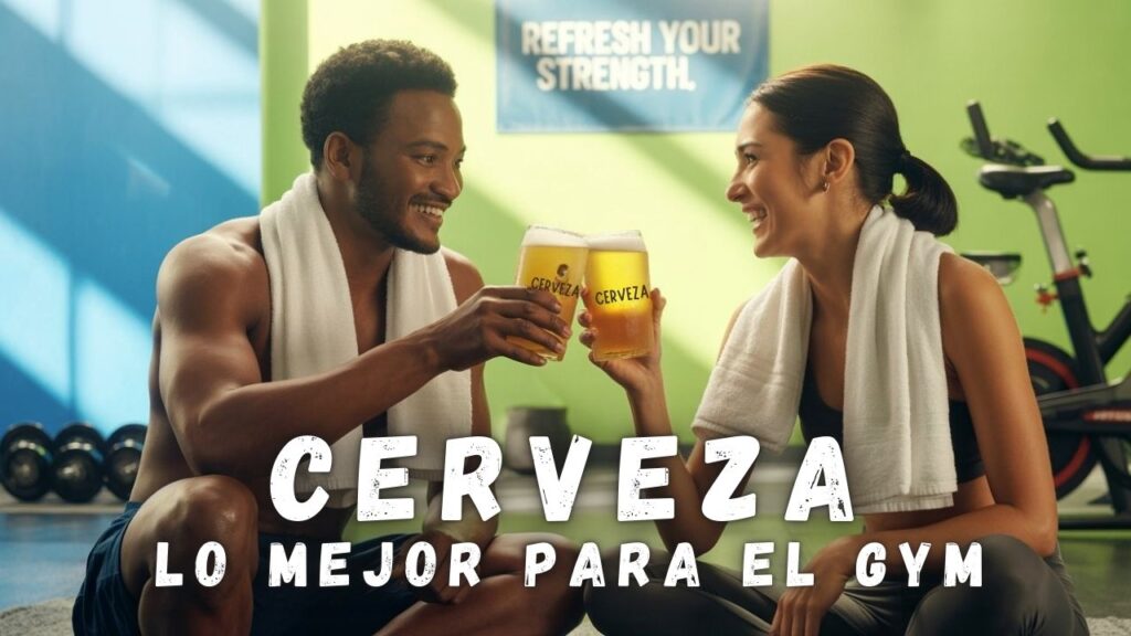 cerveza en el gym