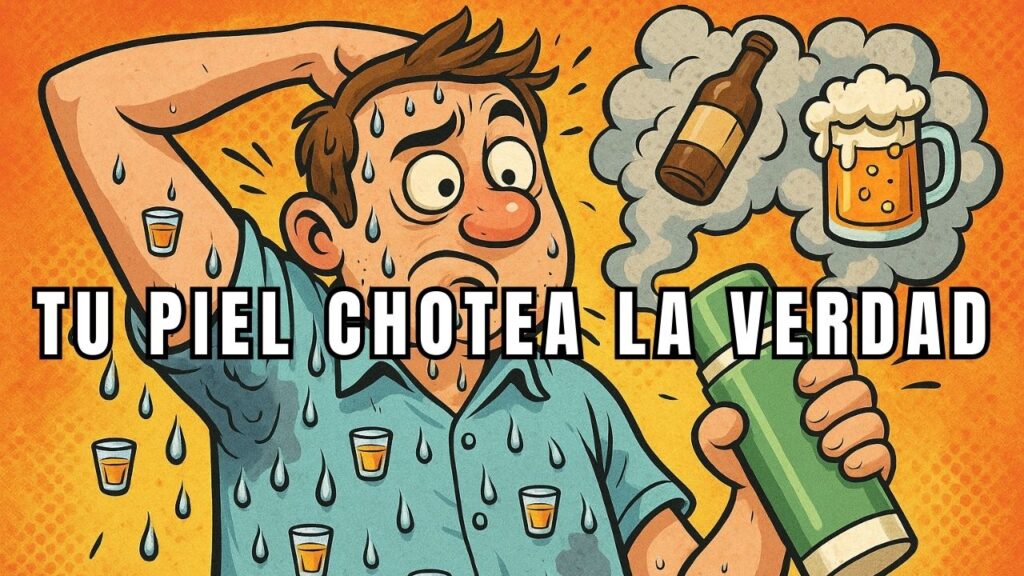 ¿El alcohol sale por los poros?