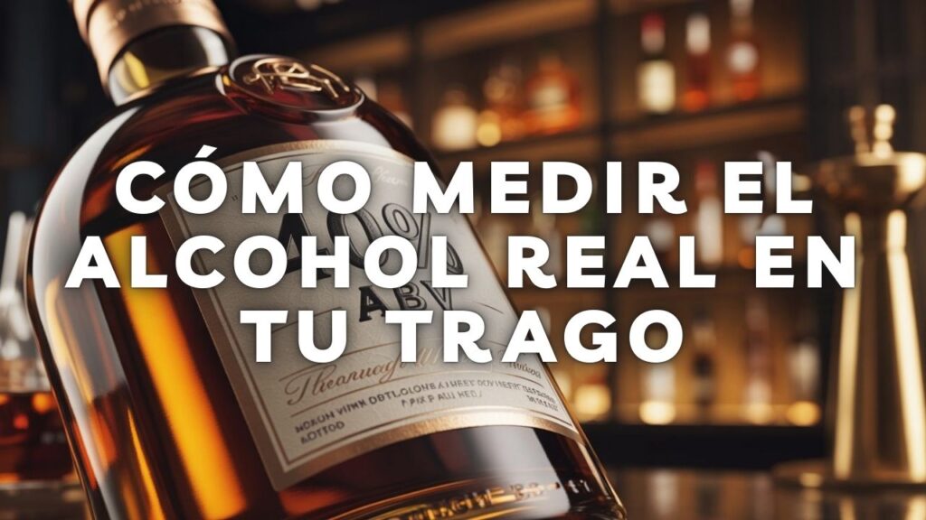 Alcohol real en tu trago