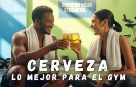 cerveza en el gym