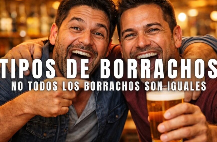 Tipos de Borrachos: una guía (no solicitada) para entender a la humanidad cuando bebe
