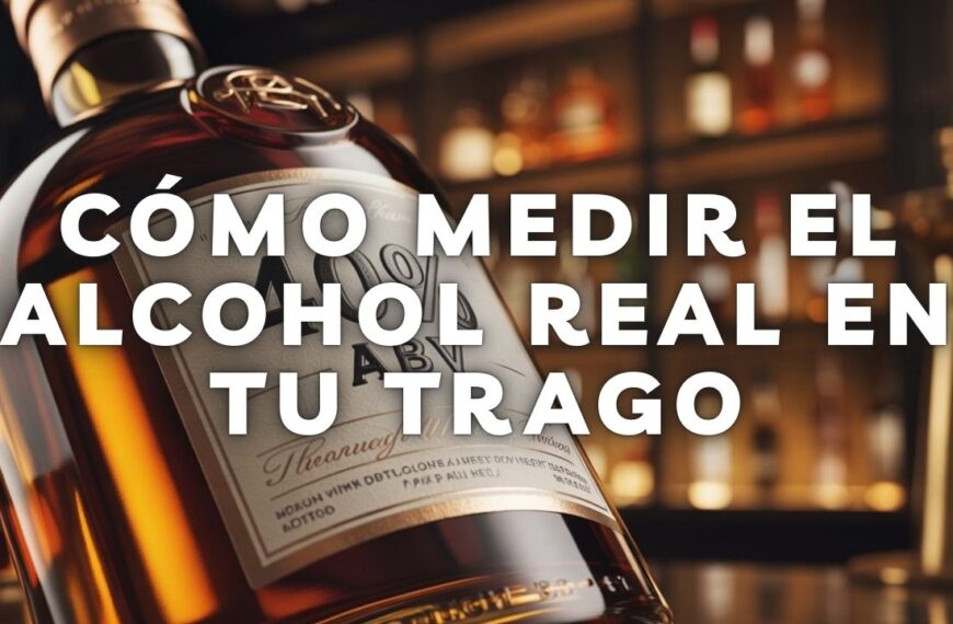 Alcohol real en tu trago